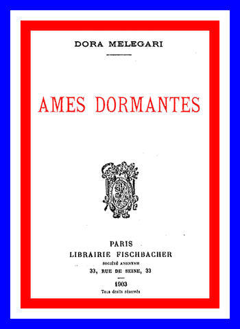 Copertina di Ames dormantes, di Dora Melegari