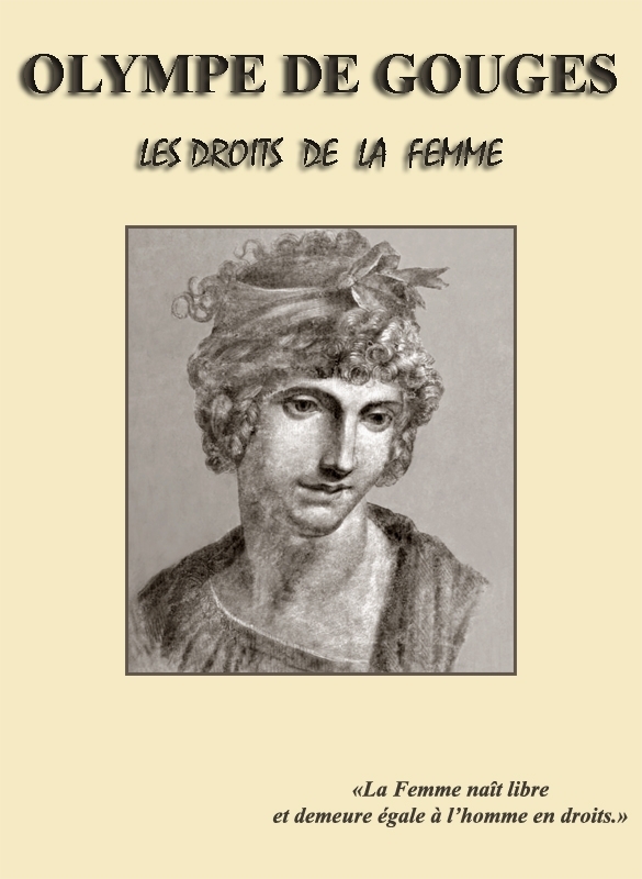 Portada de Les droits de la femme, de Olympe de Gouges