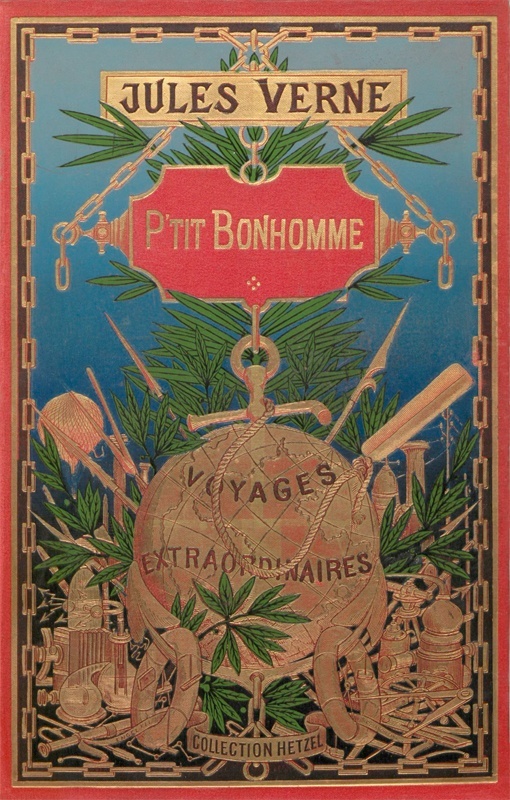 Copertina di P'tit-bonhomme, di Jules Verne