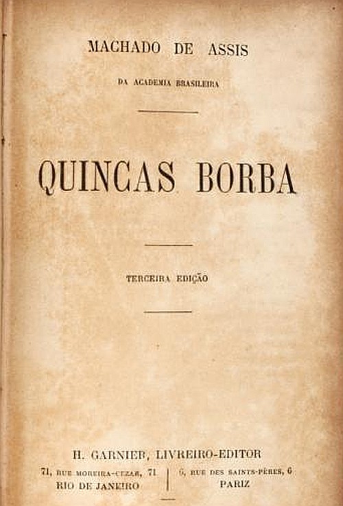 Portada de Quincas Borba, de Machado de Assis