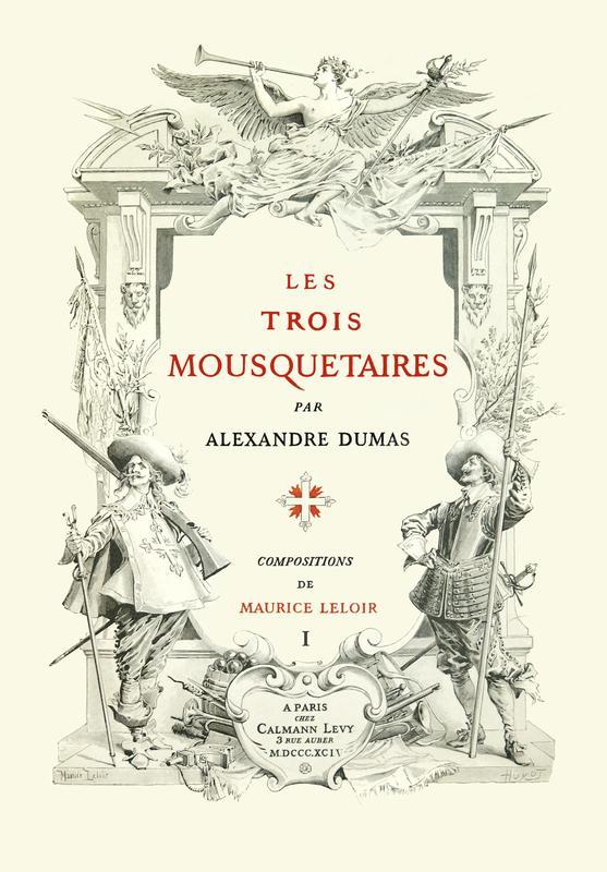 Couverture de Les trois mousquetaires, Volume 1 (of 2) par Alexandre Dumas; Auguste Maquet