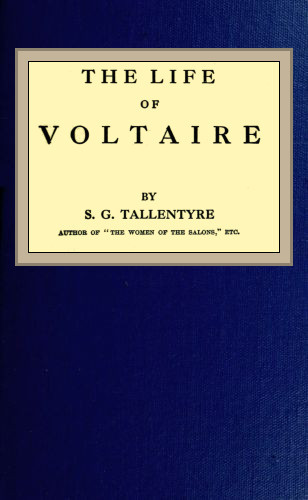 Couverture de The life of Voltaire par Evelyn Beatrice Hall