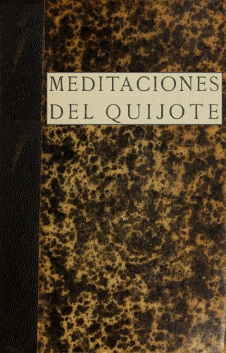 Cover of Meditaciones del Quijote by José Ortega y Gasset