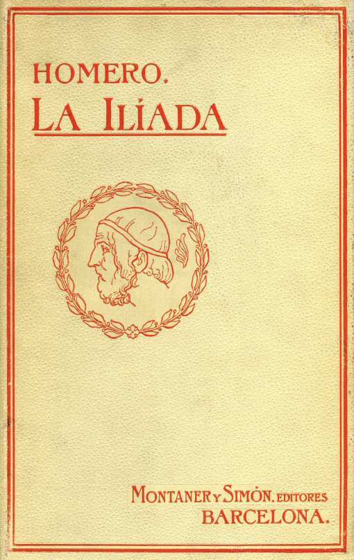 Copertina di La Ilíada, di Homer
