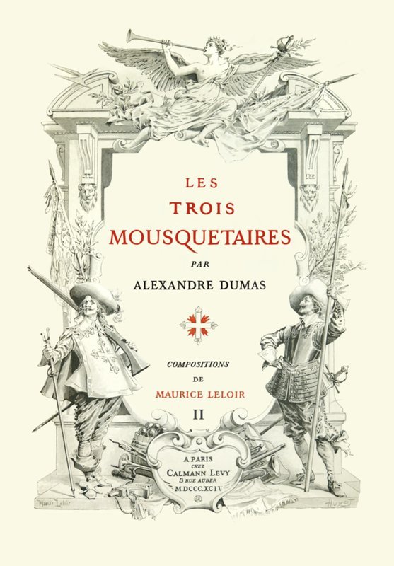 Couverture de Les trois mousquetaires, Volume 2 (of 2) par Alexandre Dumas; Auguste Maquet
