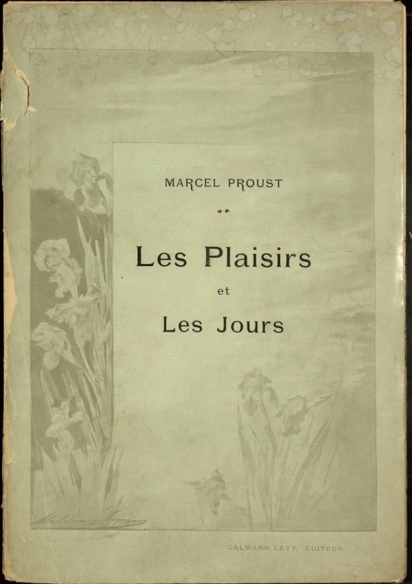 Copertina di Les plaisirs et les jours, di Marcel Proust