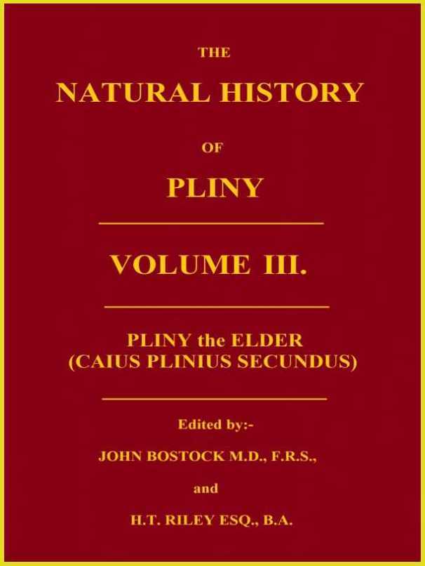 Portada de The Natural History of Pliny, Volume 3 (of 6), de the Elder Pliny