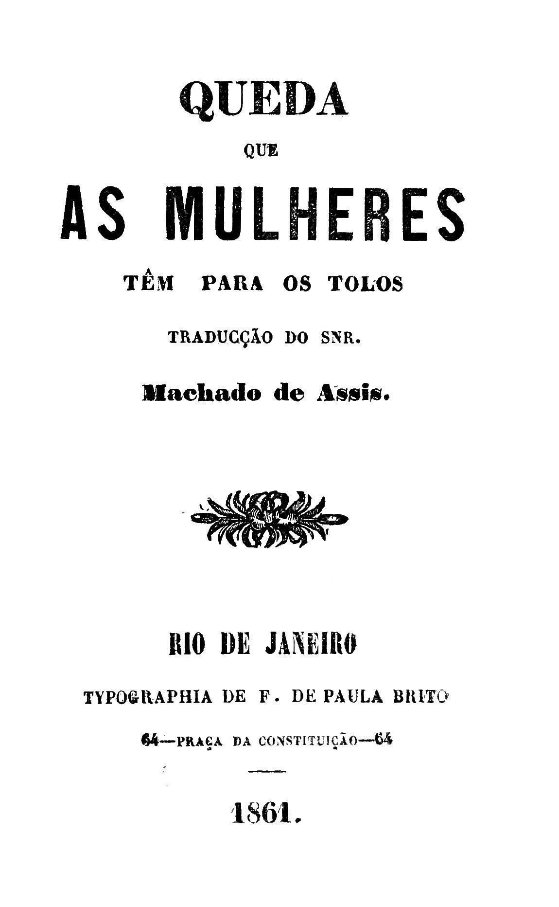 Copertina di Quéda que as Mulheres Têm para os Tolos, di Victor Hénaux