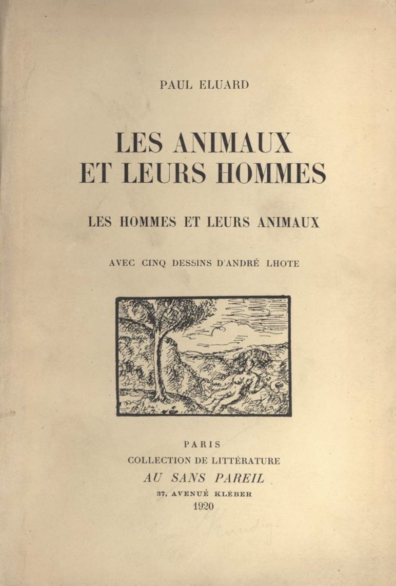 Copertina di Les animaux et leurs hommes: Les hommes et leurs animaux, di Paul Éluard