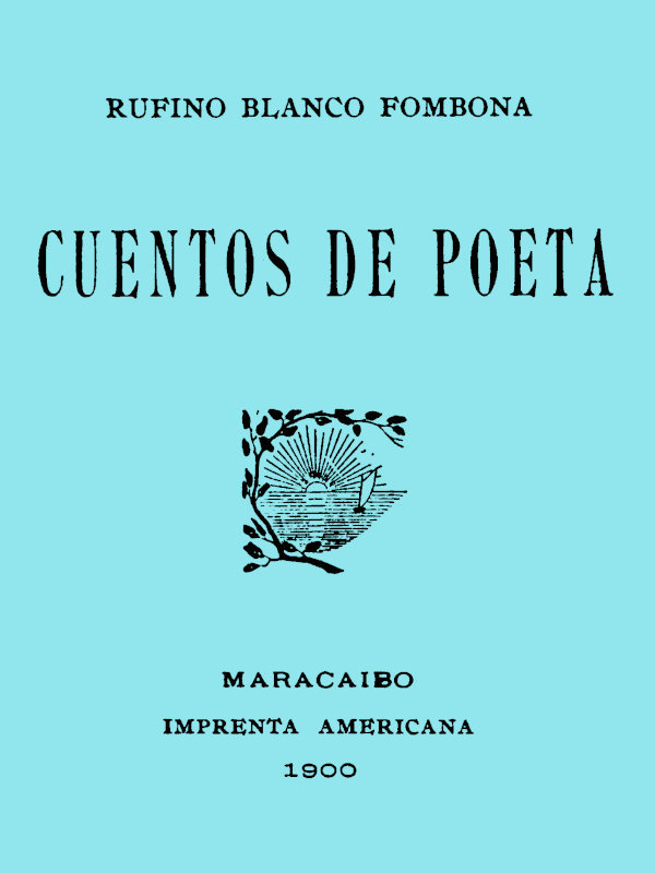 Portada de Cuentos de poeta, de Rufino Blanco-Fombona
