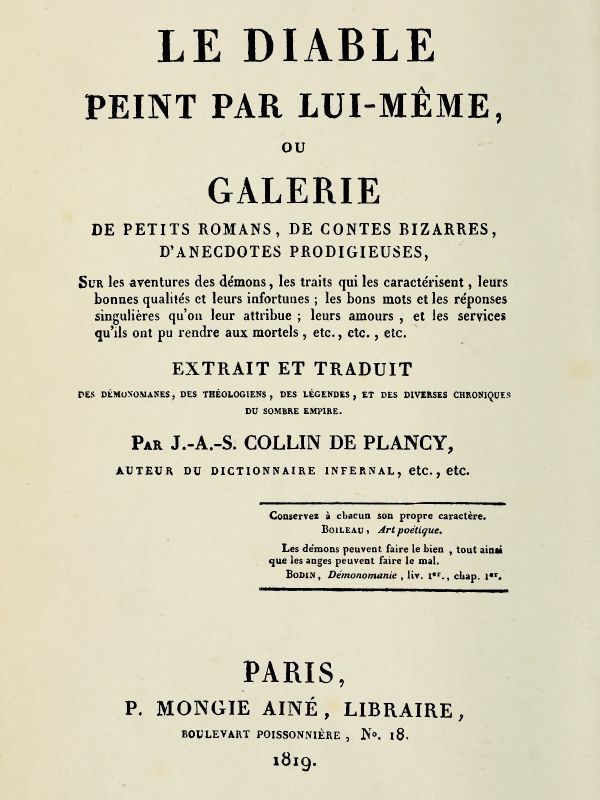 Portada de Le diable peint par lui-même, de Anonymous