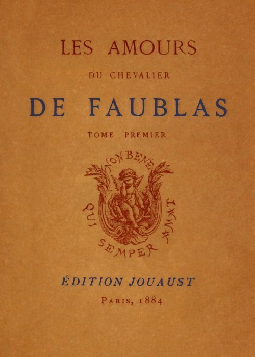 Portada de Les amours du chevalier de Faublas, tome 1/5, de Jean-Baptiste Louvet de Couvray