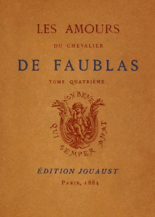 Copertina di Les amours du chevalier de Faublas, tome 4/5, di Jean-Baptiste Louvet de Couvray
