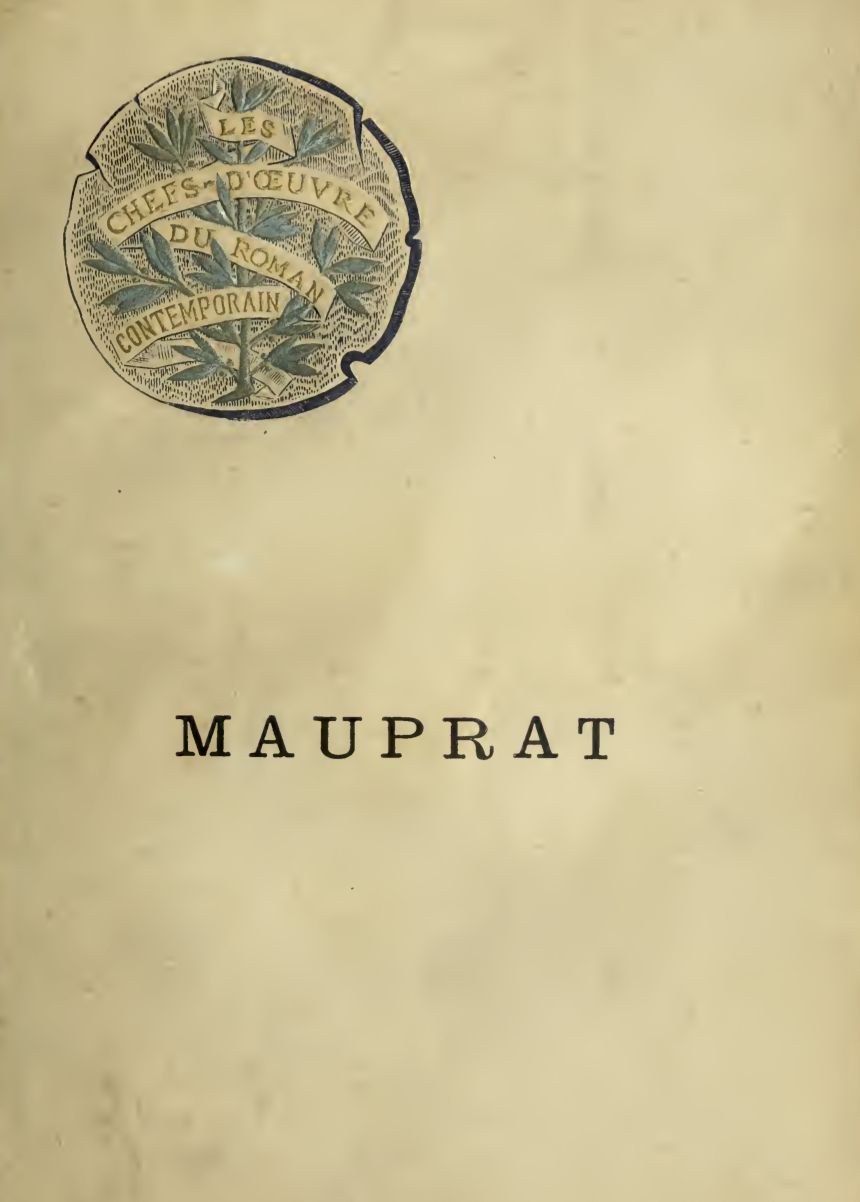 Couverture de Mauprat par George Sand