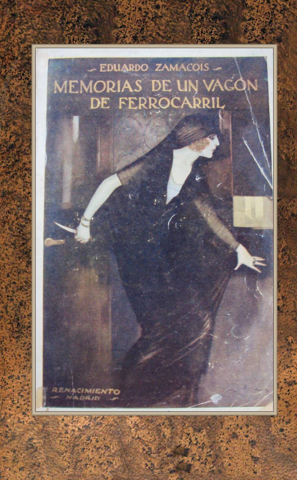 Capa de Memorias de un vagón de ferrocarril, de Eduardo Zamacois