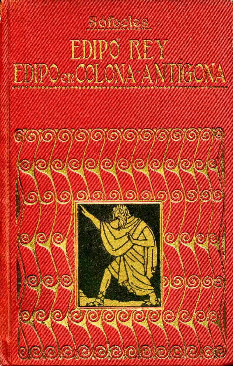 Capa de Edipo rey; Edipo en Colona; Antígona, de Sophocles