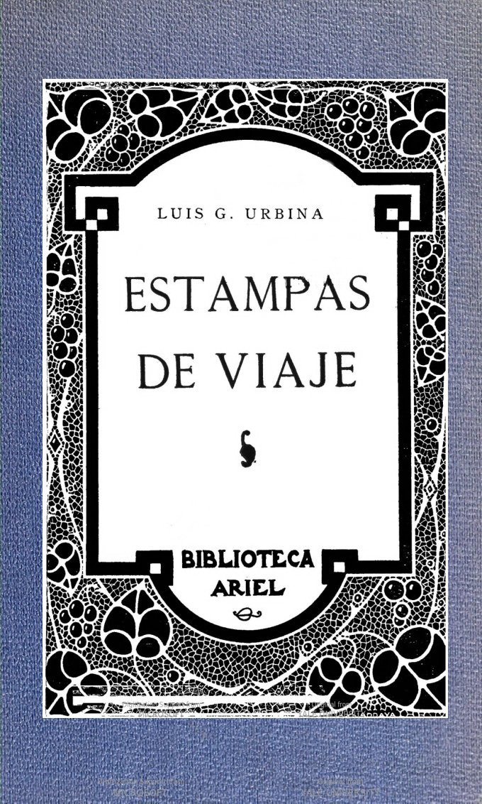 Portada de Estampas de viaje: España en los días de la guerra, de Luis G. Urbina