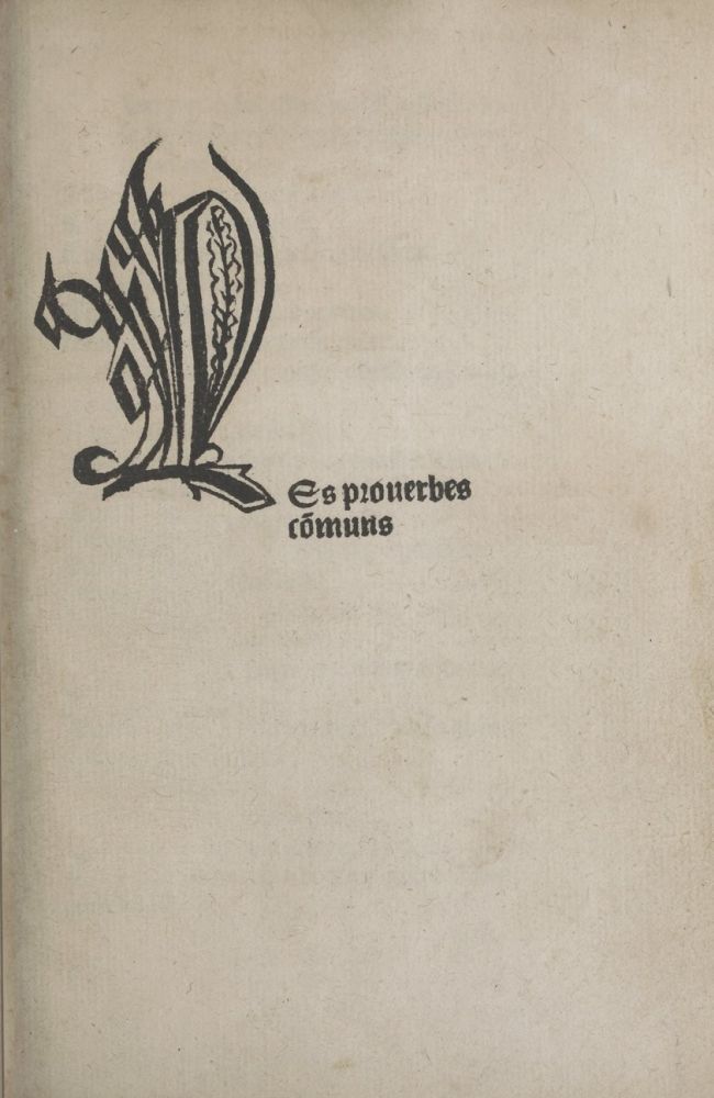 Portada de Les proverbes communs, de Jean de La Véprie