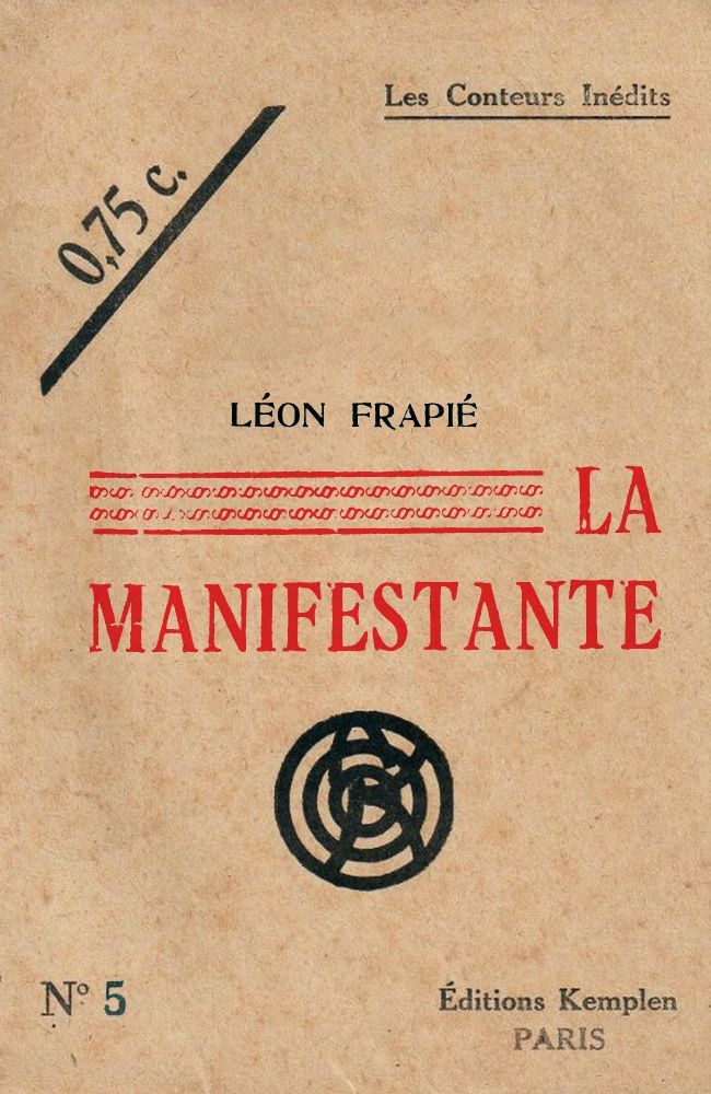 Portada de La Manifestante, de Léon Frapié