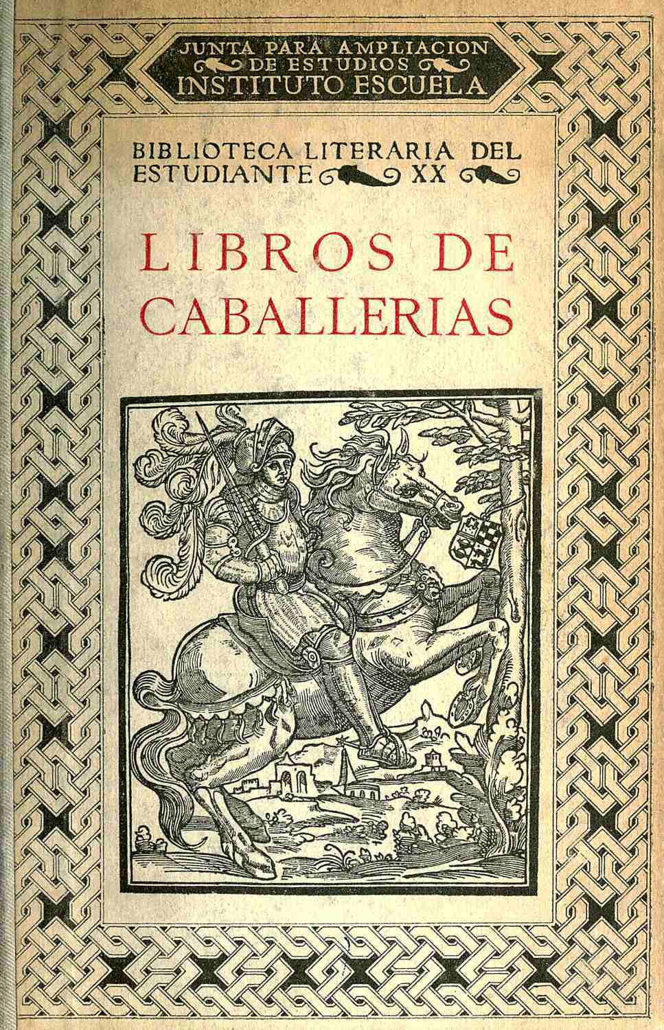 Portada de Libros de caballerías / Selección, de Anonymous