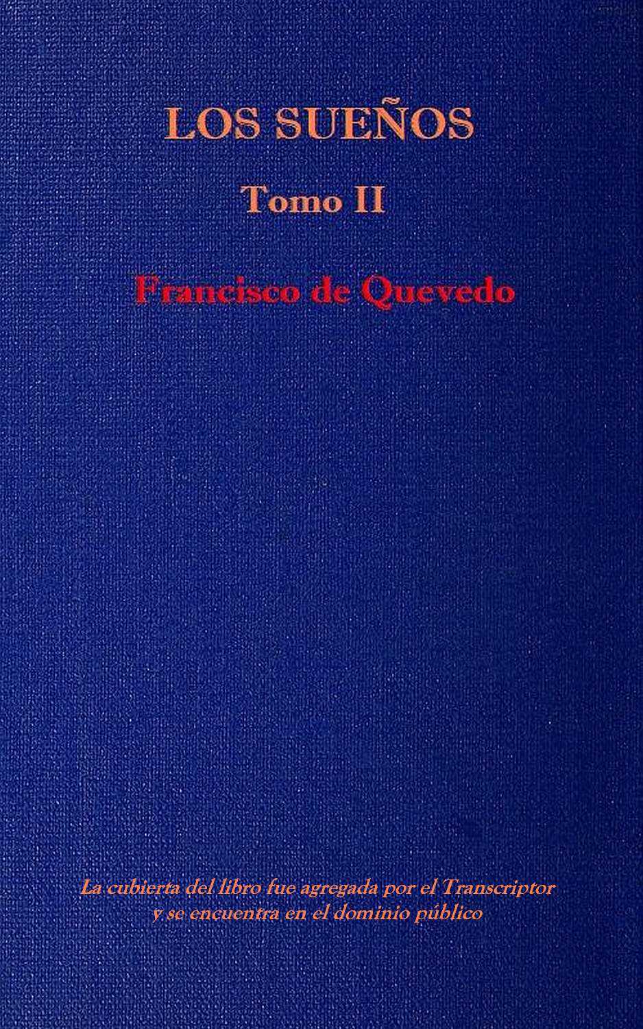 Portada de Los Sueños, Volume II, de Francisco de Quevedo