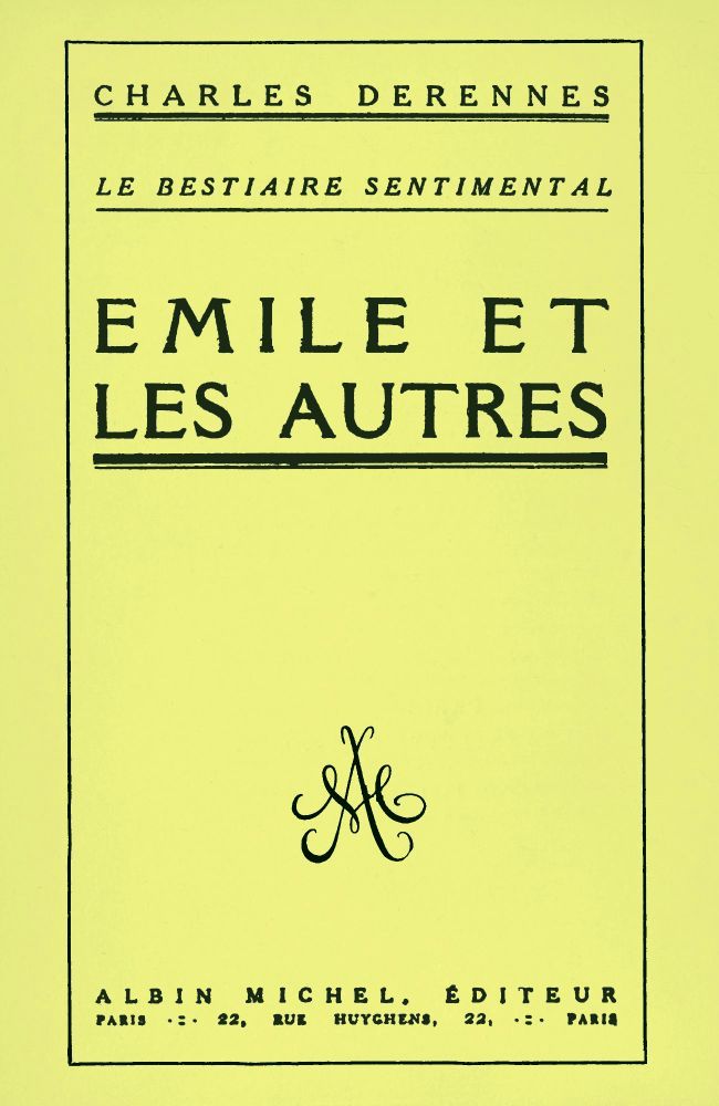 Operculum “Emile et les autres”, auctore Charles Derennes