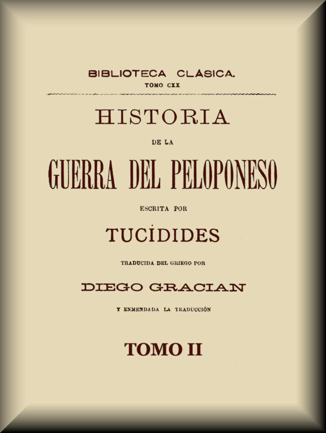 Copertina di Historia de la guerra del Peloponeso (2 de 2), di Thucydides