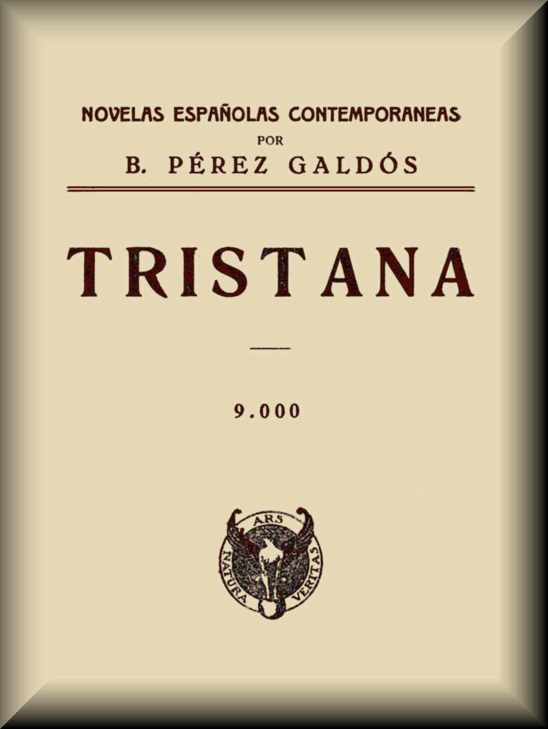 Portada de Tristana, de Benito Pérez Galdós