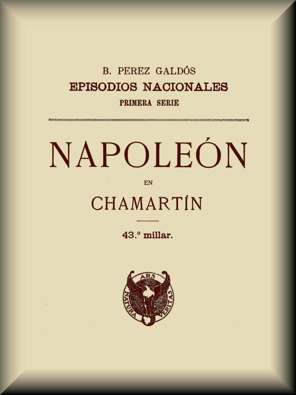 Couverture de Napoleón en Chamartín par Benito Pérez Galdós