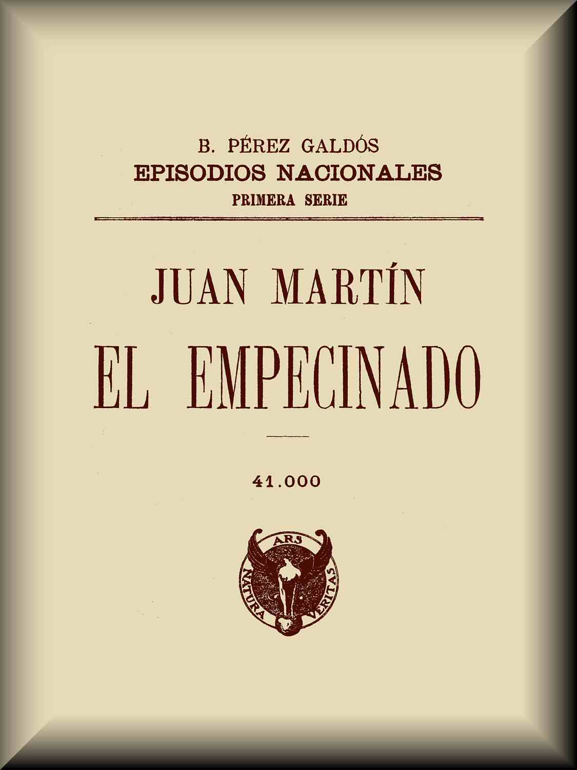 Cover of Juan Martín el Empecinado by Benito Pérez Galdós