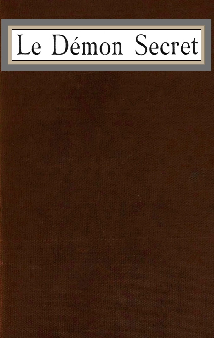 Copertina di Le Démon Secret, di Auguste Gilbert de Voisins