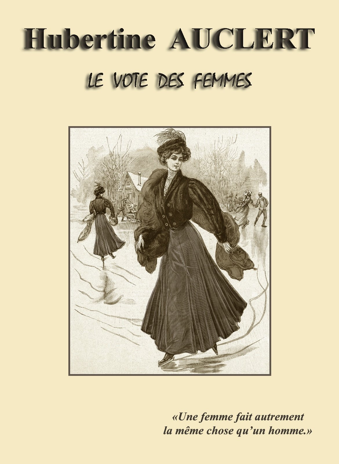 Copertina di Le vote des femmes, di Hubertine Auclert