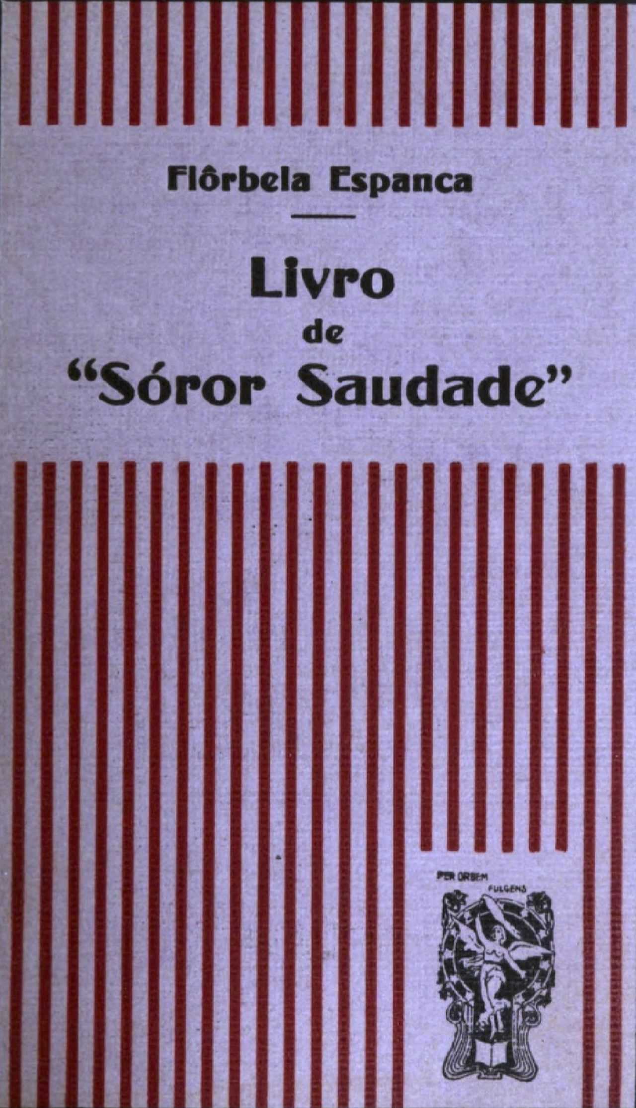 Cover of Livro de "Soror Saudade" by Florbela Espanca