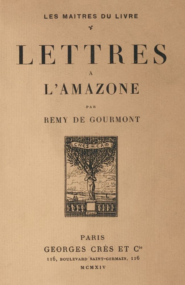 Copertina di Lettres à l'Amazone, di Remy de Gourmont