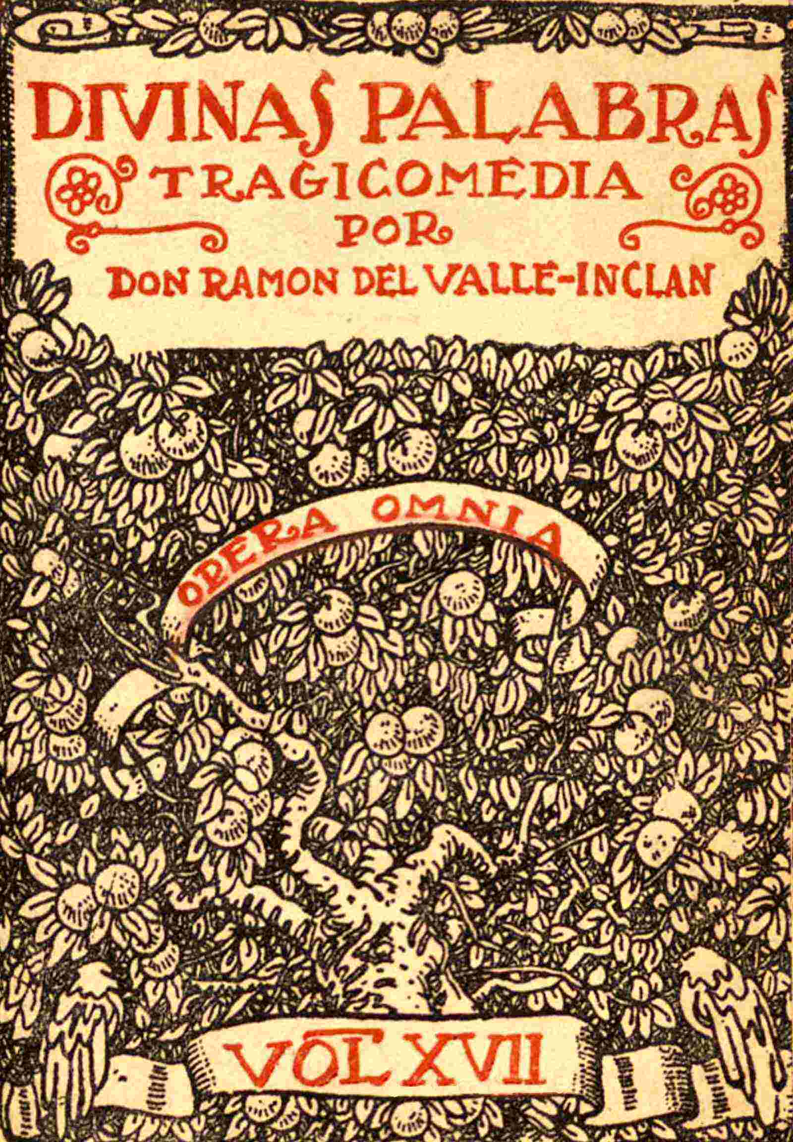 Portada de Divinas palabras, de Ramón del Valle-Inclán