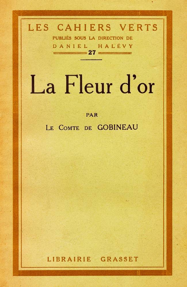 Copertina di La fleur d'or, di comte de Arthur Gobineau