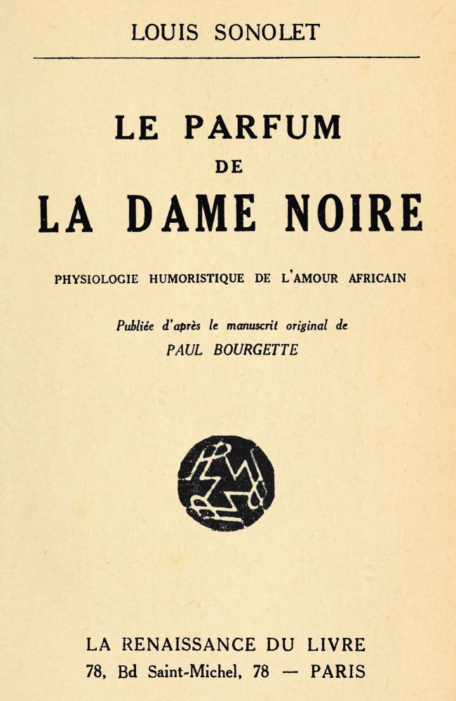 Copertina di Le parfum de la Dame Noire, di Louis Sonolet; Paul Bourgette