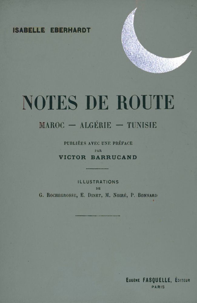 Portada de Notes de route, de Isabelle Eberhardt