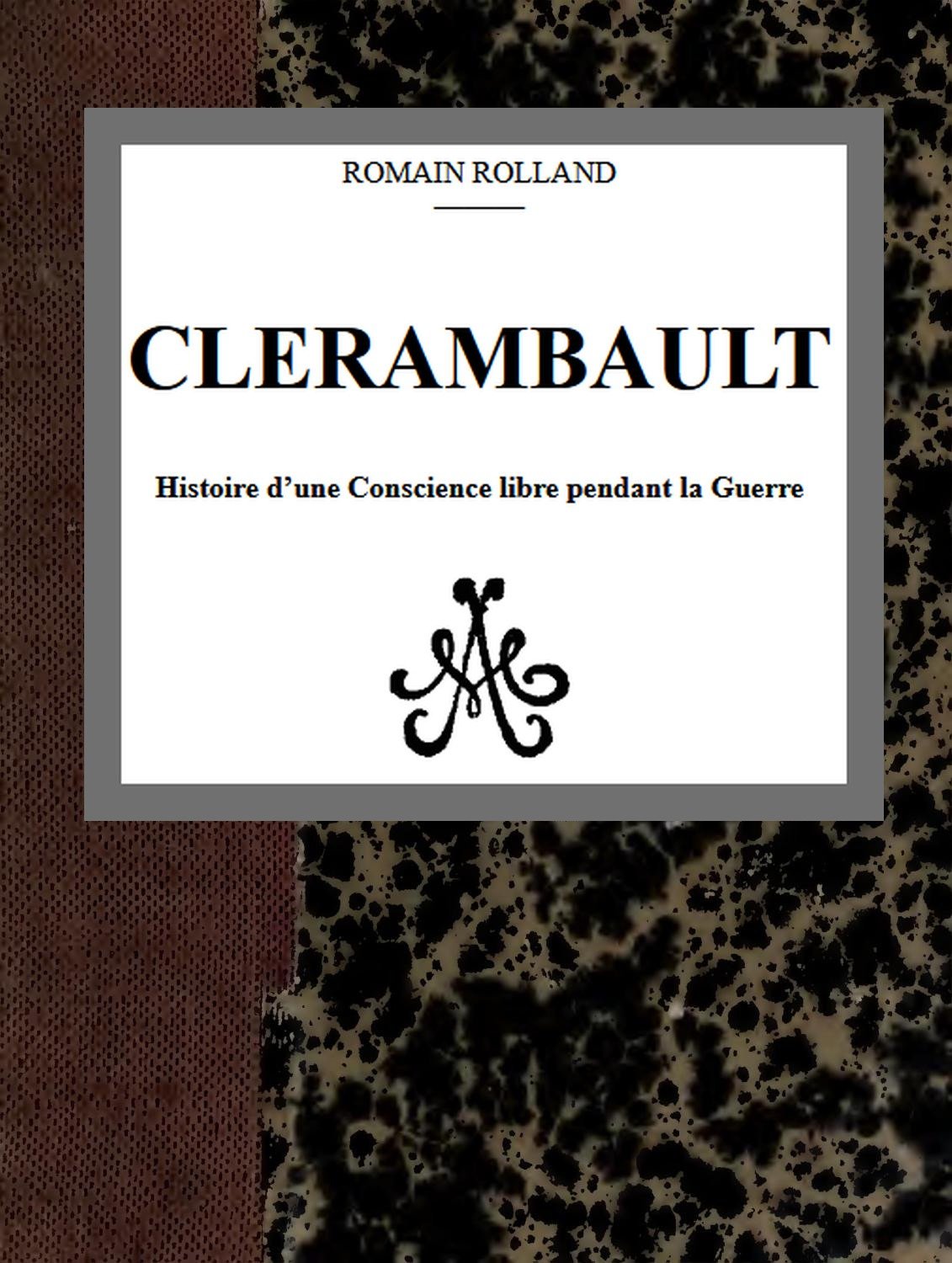 Portada de Clerambault, de Romain Rolland