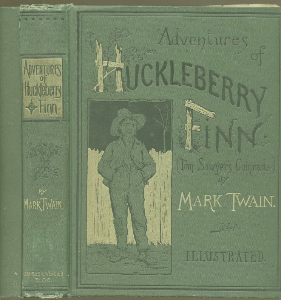 Copertina di Adventures of Huckleberry Finn, Chapters 01 to 05, di Mark Twain