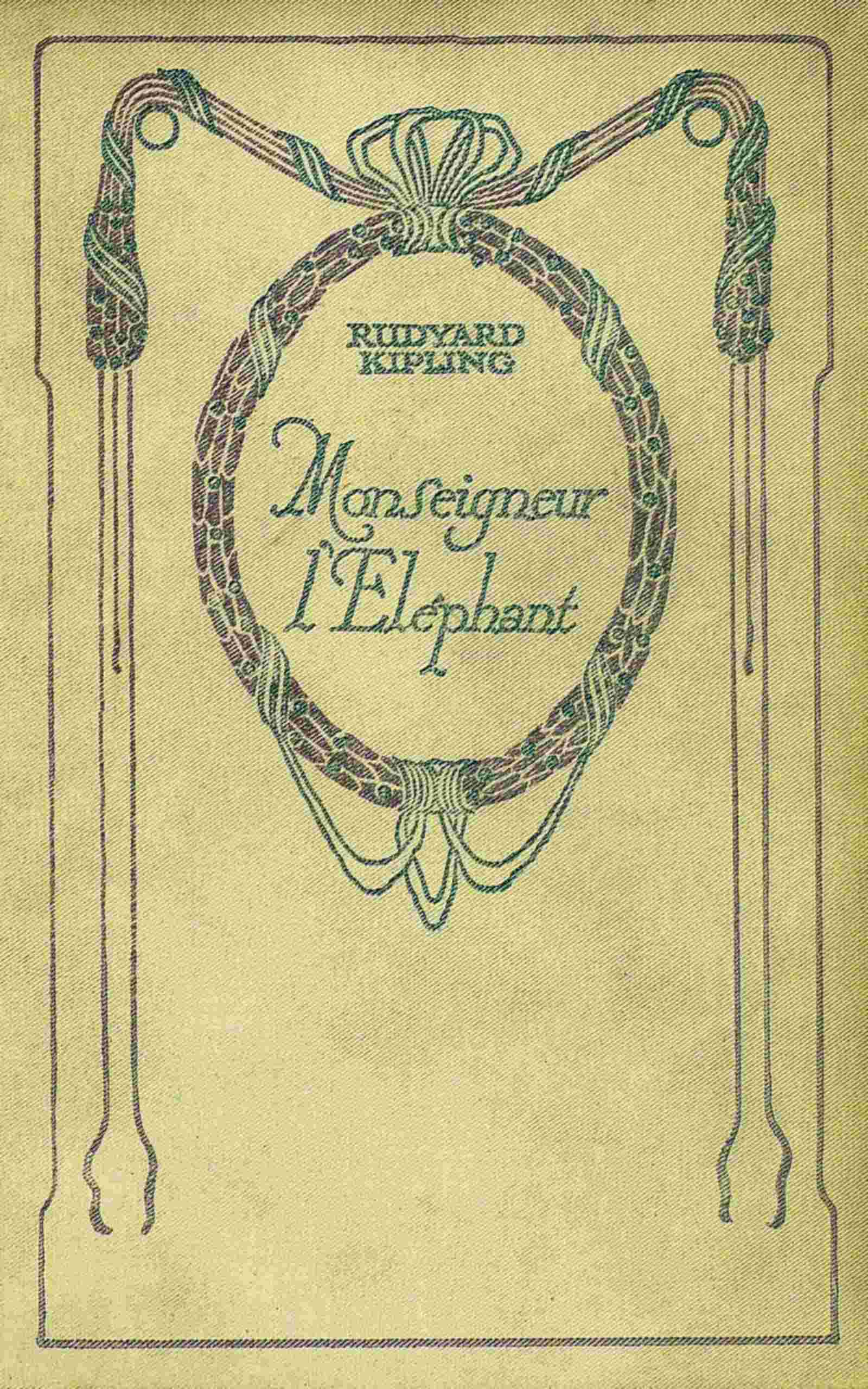 Copertina di Monseigneur l'Éléphant, di Rudyard Kipling