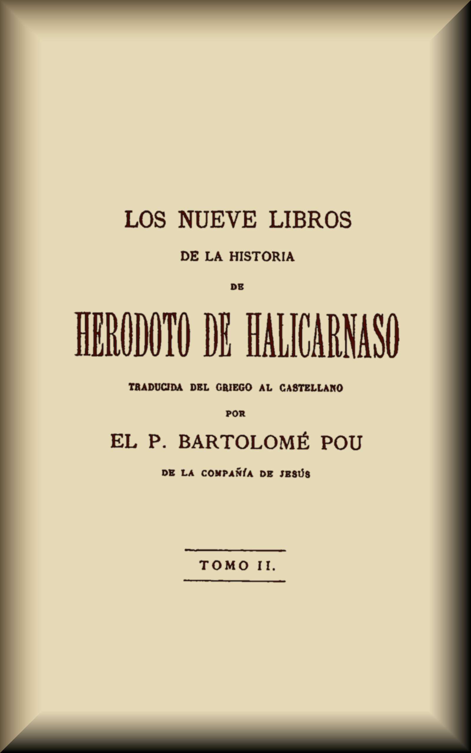 Copertina di Los nueve libros de la Historia (2 de 2), di Herodotus