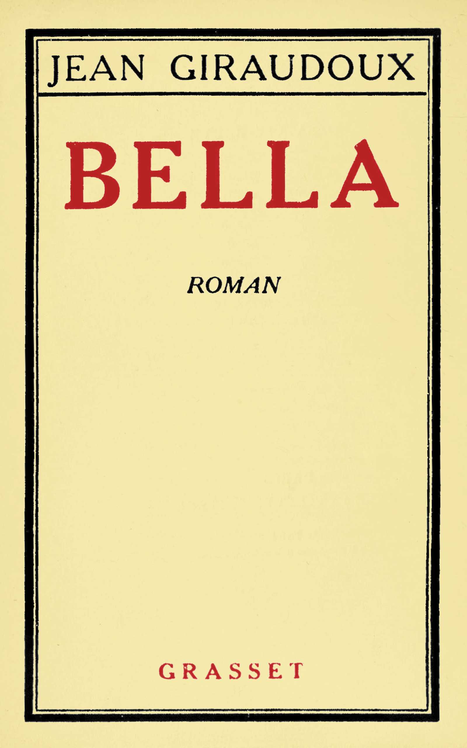 Copertina di Bella, di Jean Giraudoux