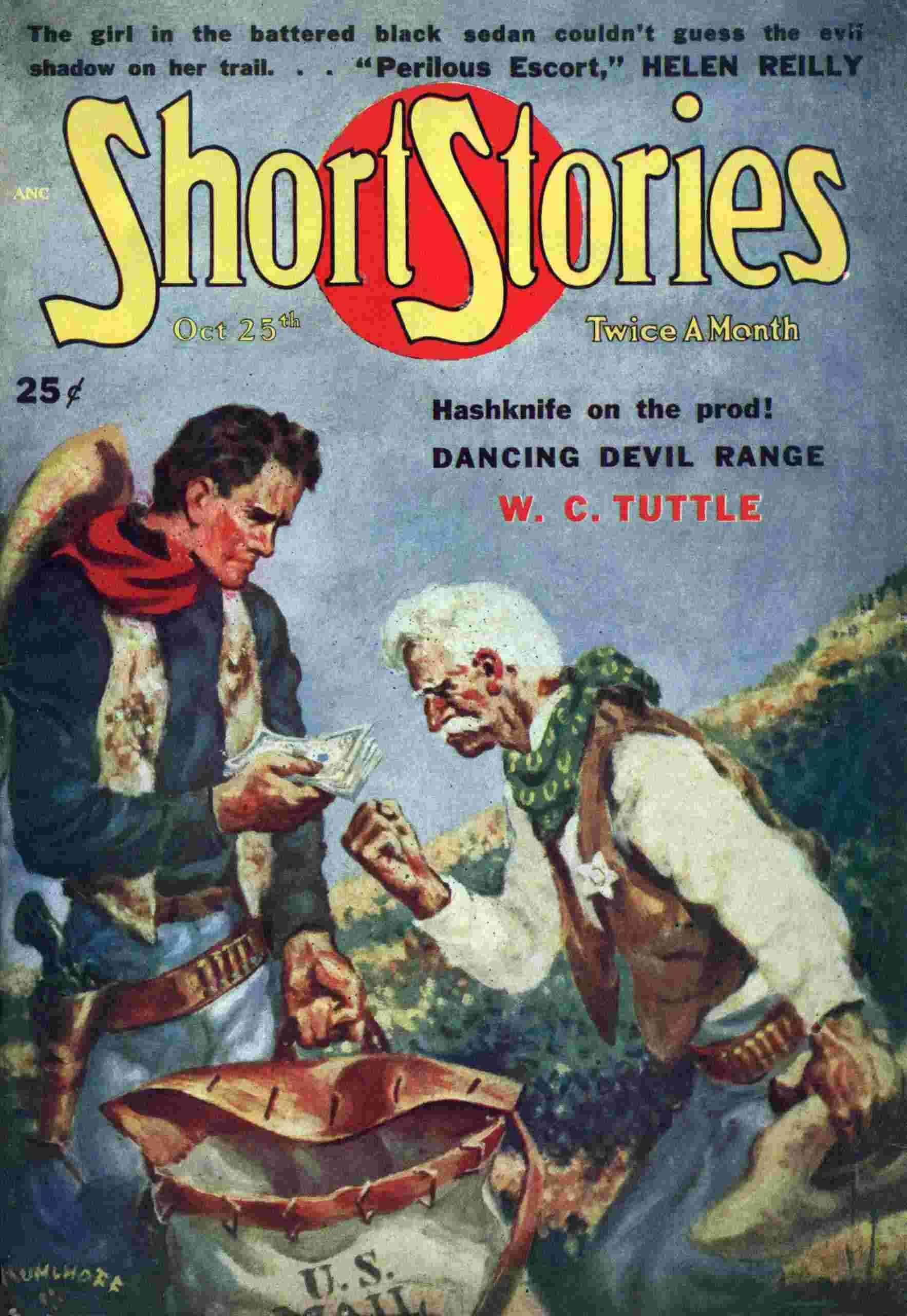 Couverture de Dancing Devil range par W. C. Tuttle
