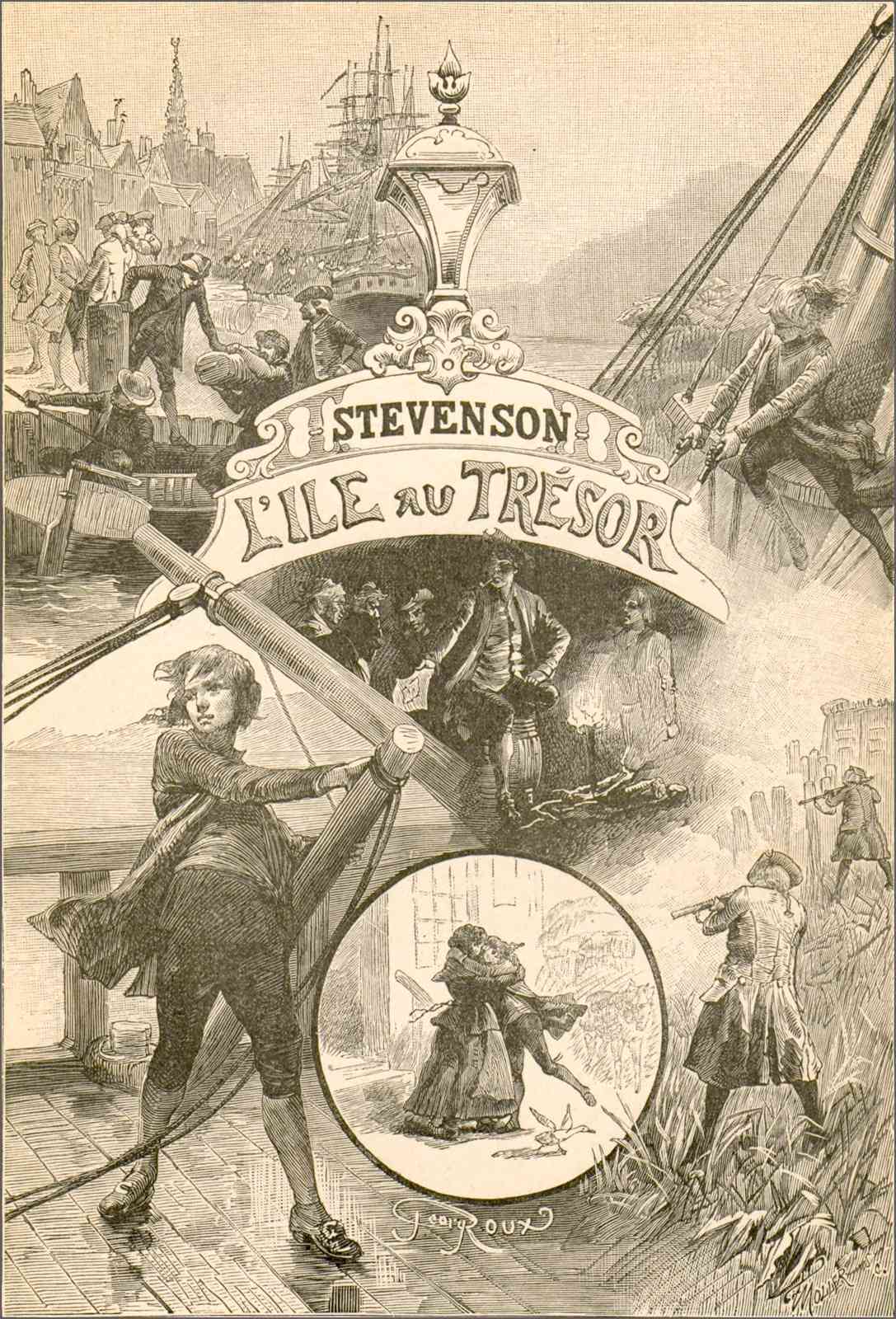 Portada de L'île au trésor, de Robert Louis Stevenson