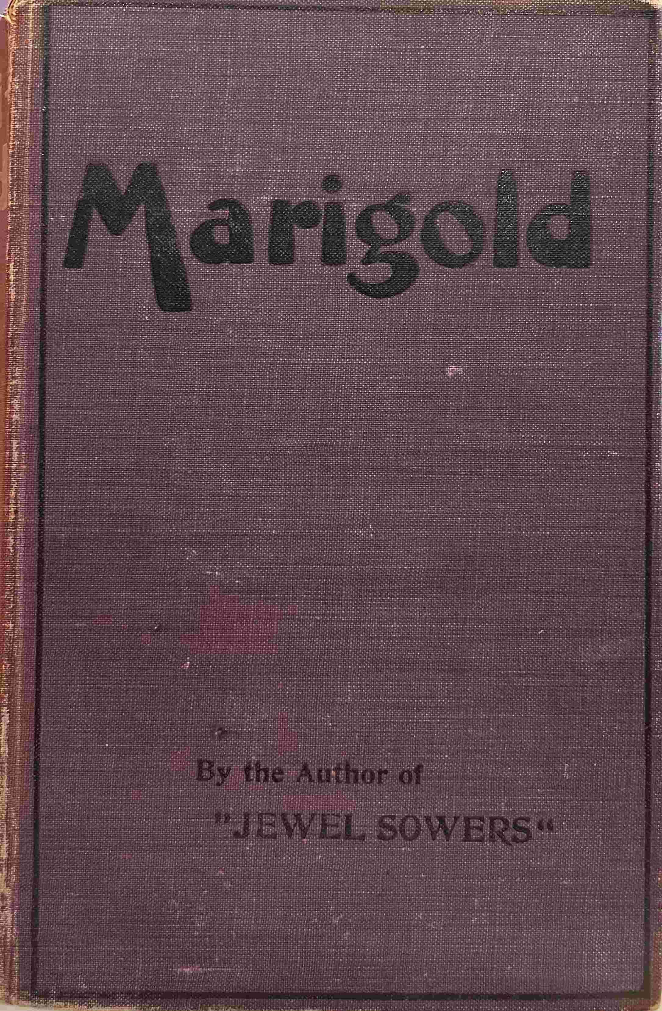 Couverture de Marigold par Edith Allonby