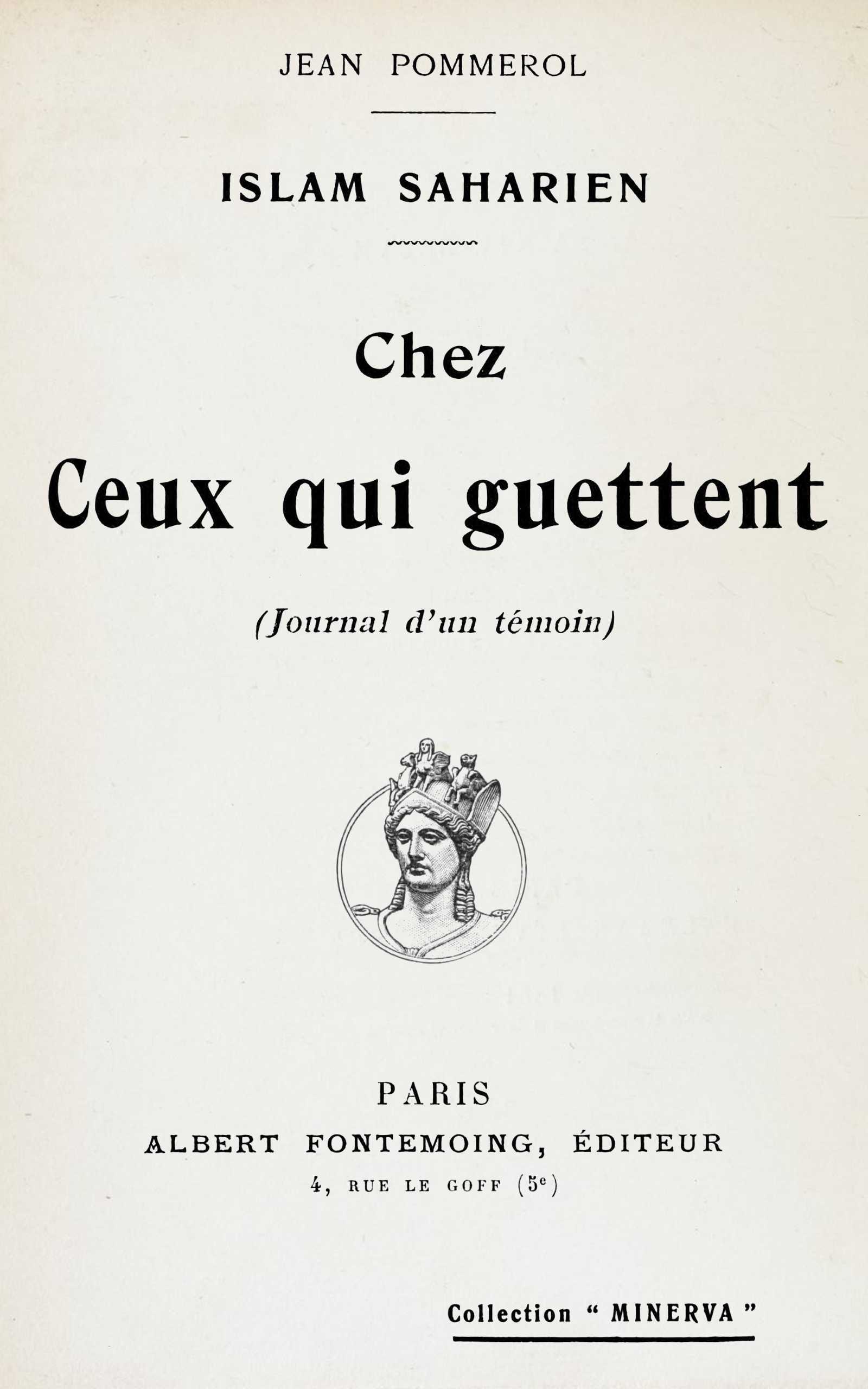 Copertina di Islam saharien, di Jean Pommerol