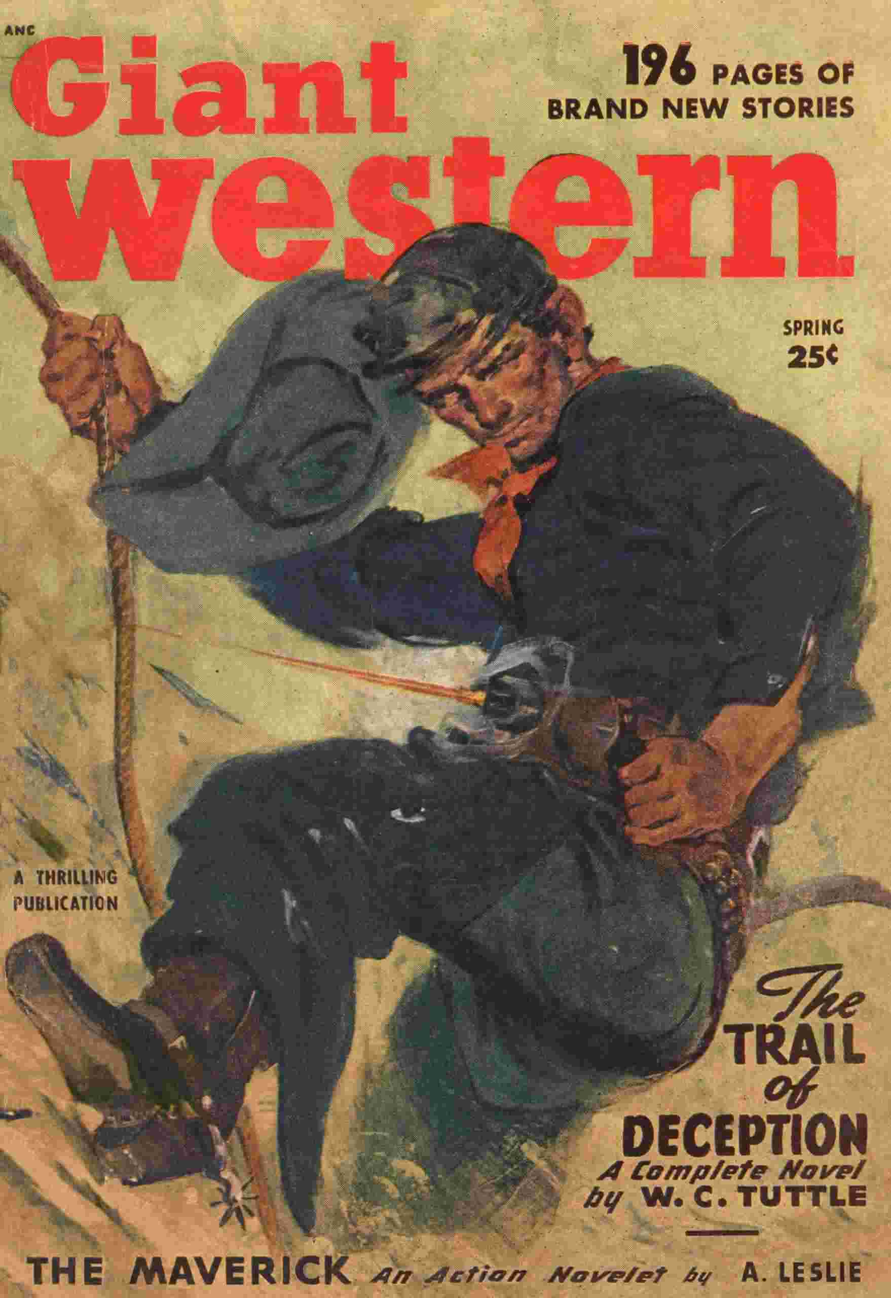 Couverture de The trail of deception par W. C. Tuttle