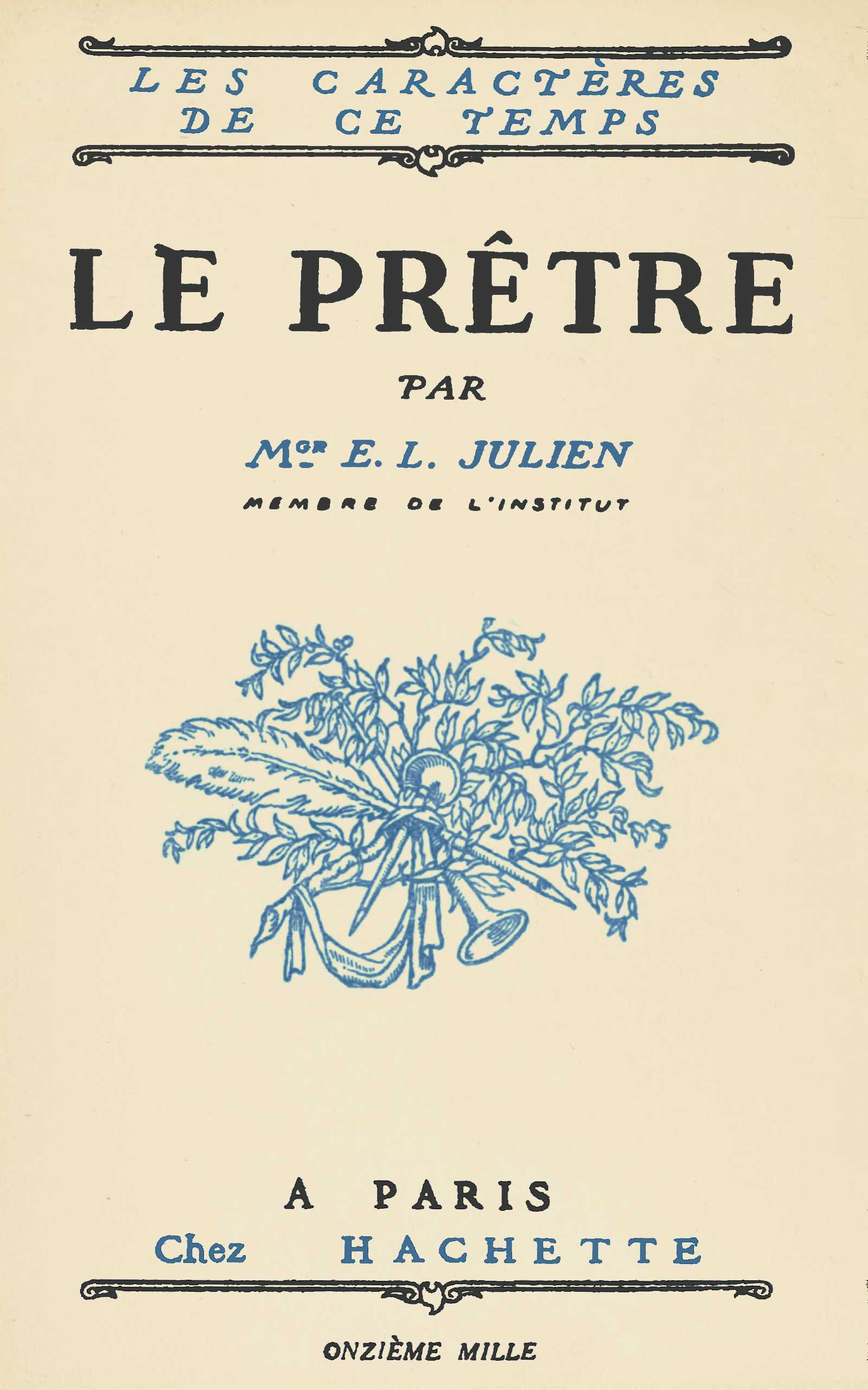 Copertina di Le prêtre, di Eugène-Louis Julien