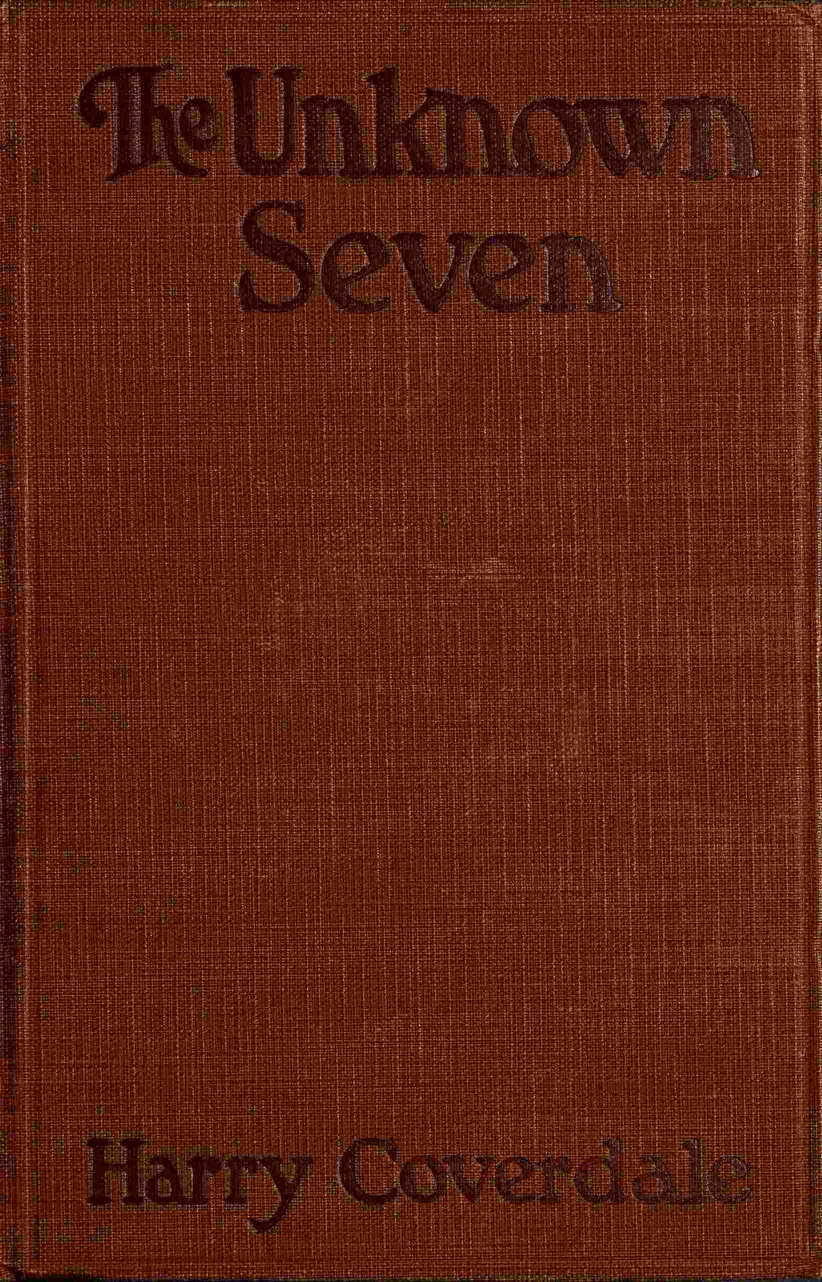 Portada de The unknown seven, de Herman Landon